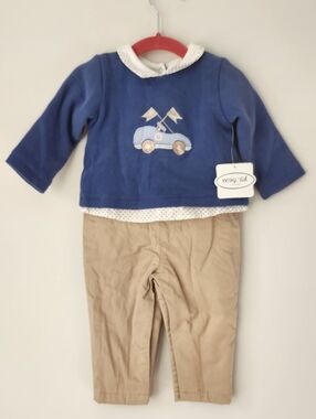 Baby Boy Racecar Romper Mayoral  4-6 Months